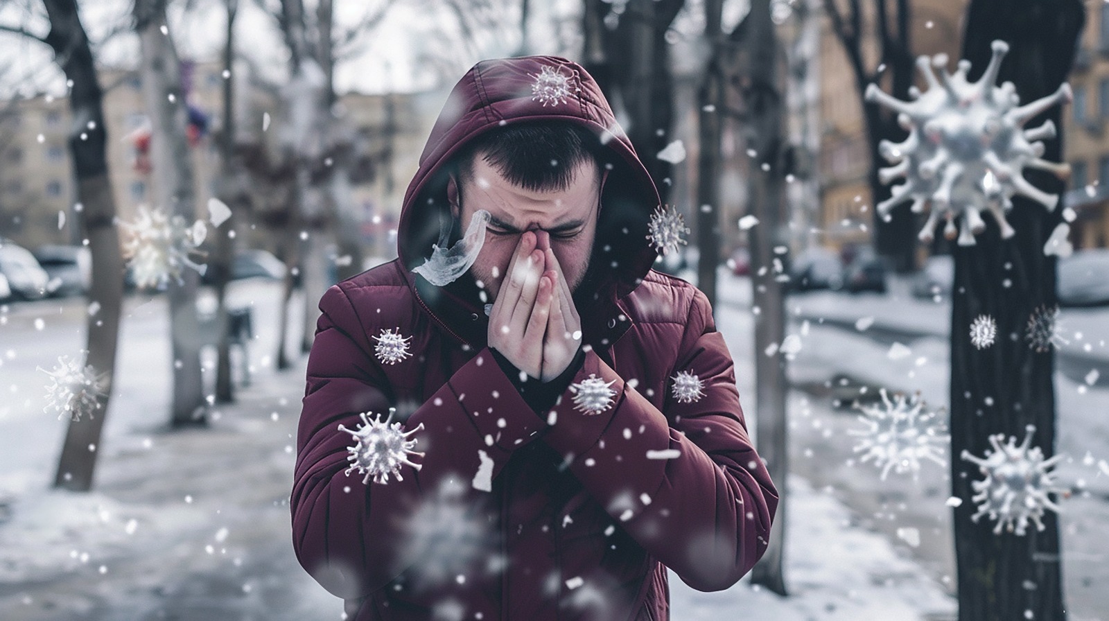 Seasonal infections in winter