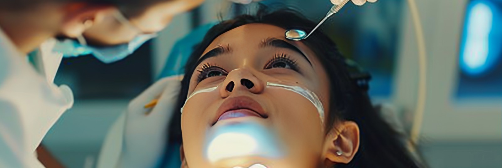 ent doctor examining nasal cavity using endoscope